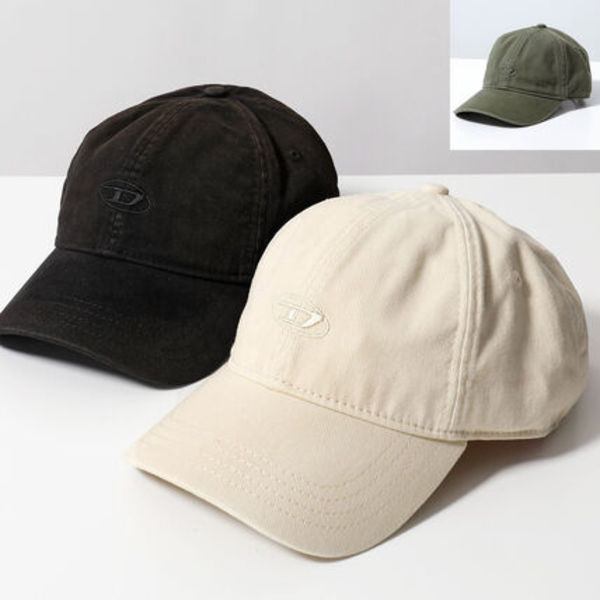DIESEL ベースボールキャップ C-Run-Wash A11361 0BLAA