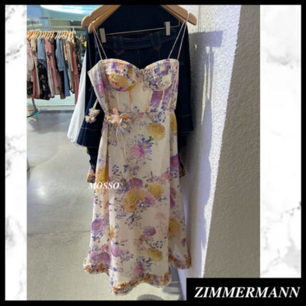 【Zimmermann】LUNA RUFFLE MIDI DRESS ラッフル ミディ