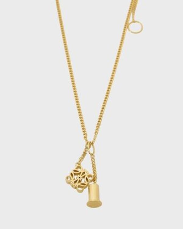 LOEWE アナグラムラリアットネックレス