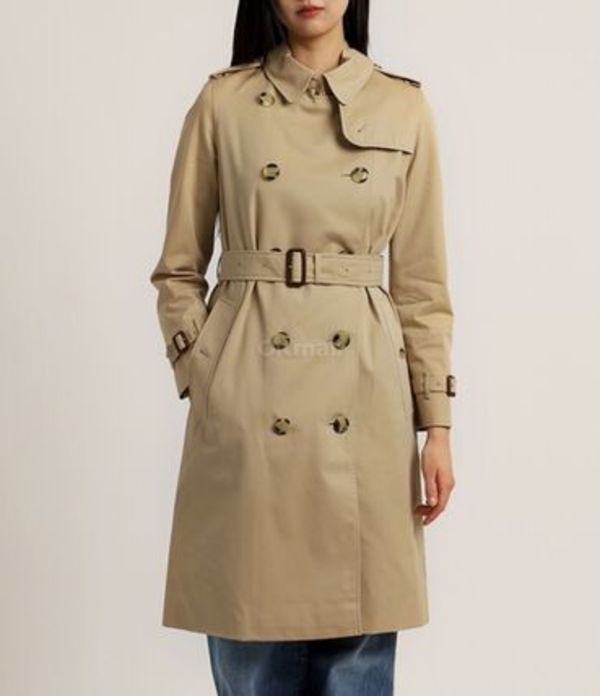 BURBERRY|COATS (Long Kensington Heritage Trench Coat (8