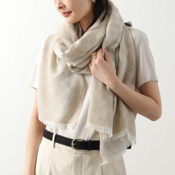 MAX MARA ストール PEDONE ウール混シルク マフラー
