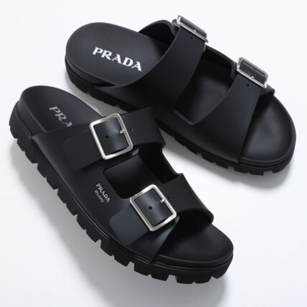PRADA スライドサンダル 2X3159 3LKK ラバー