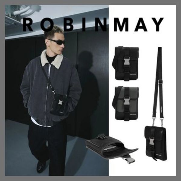 追跡有★ROBINMAY 軽量撥水加工ナイロン スマホバッグ
