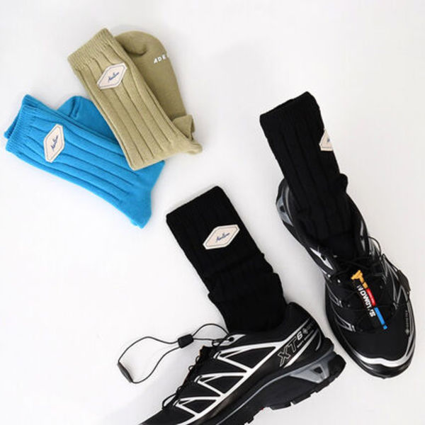 【国内即発】ADER ERROR Fluic label socks
