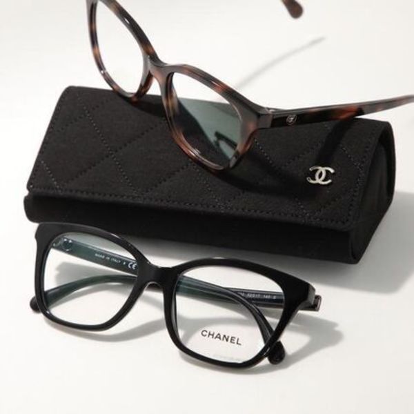 CHANEL メガネ 3463 ウェリントン型 ココマーク ハート
