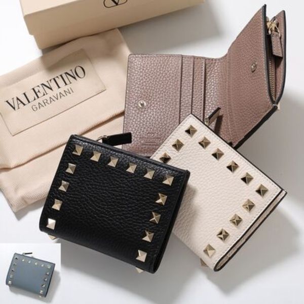 VALENTINO 二つ折り財布 P0AR5VSH レザー