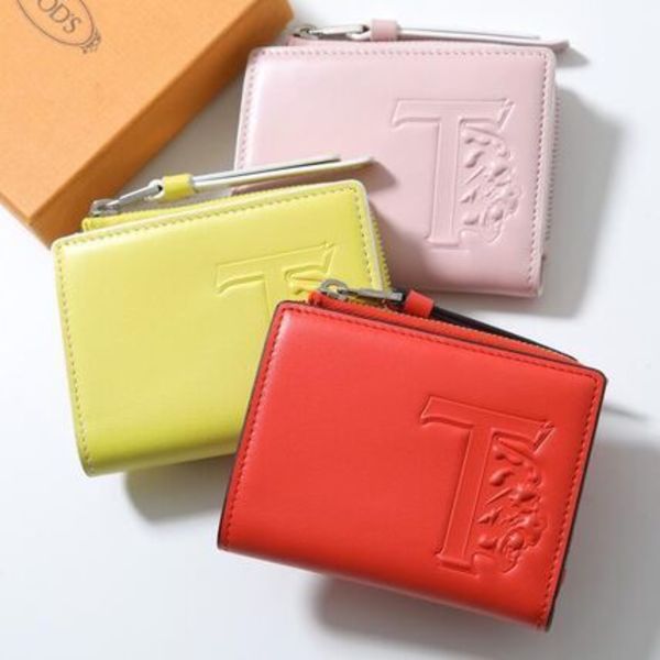 TODS 二つ折り財布 XAUTLEB5100QNT レザー