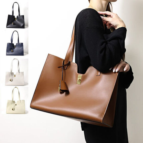 CELINE トートバッグ Cabas 16 Tote Bag レザー 112583EZU