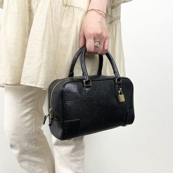 【超希少】LOEWE ロエベ リザード アマソナ 23 A039N07X04