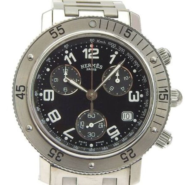 HERMES クリッパー CL2.910 腕時計 SS