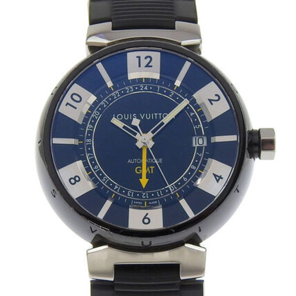 LOUIS VUITTON タンブールGMT Q113K 腕時計