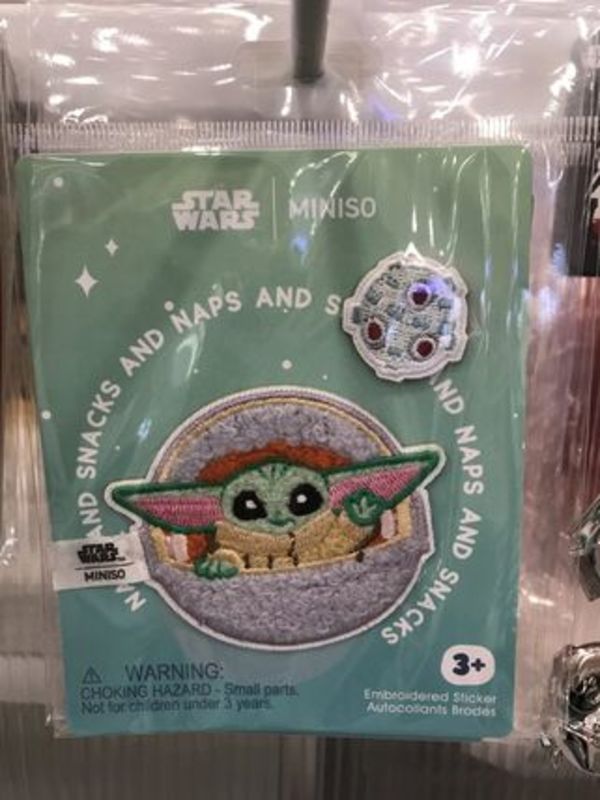 Disney スターウォーズ GROGU グローグー ワッペン 海外限定!