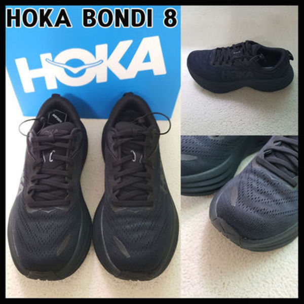 人気☆HOKA ONEONE☆ HOKA BONDI 8 BLACK - REGULAR