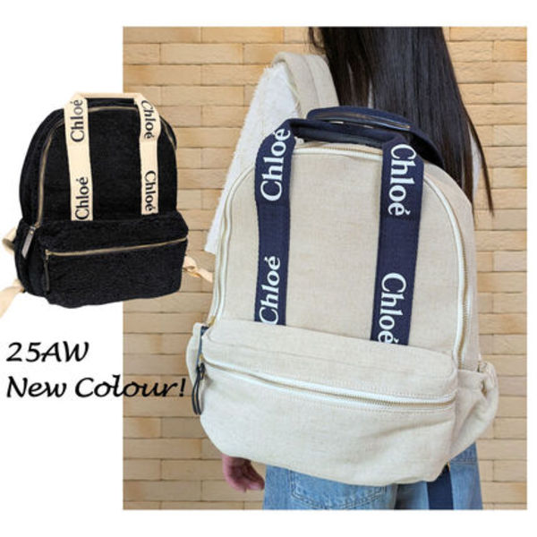 大人もOK!Chloe / クロエ ロゴ バックパック ◇国内発送