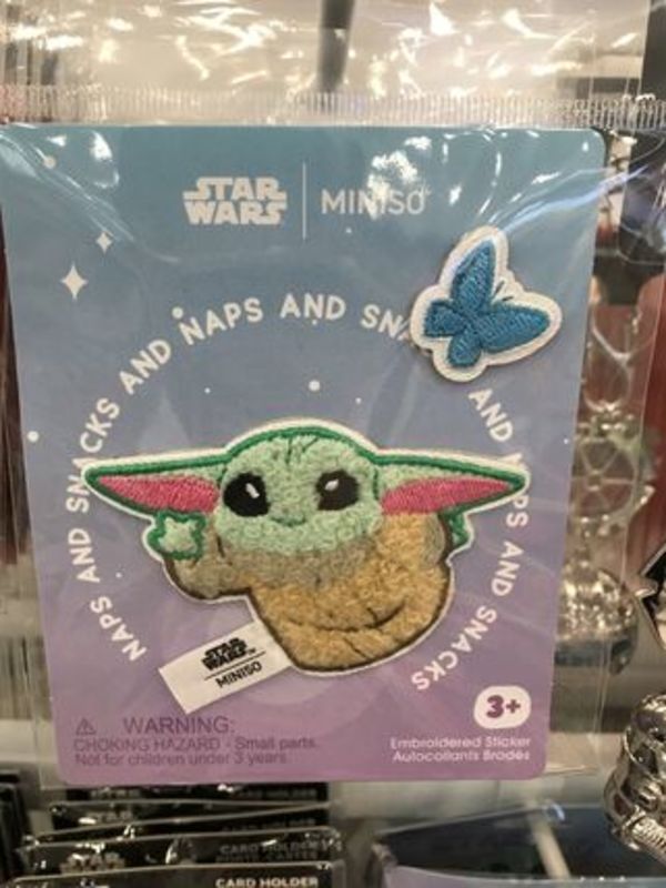 Disney スターウォーズ GROGU グローグー ワッペン 海外限定!