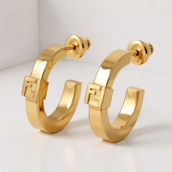 FENDI ピアス フォーエバー フェンディ FOREVER 0.3cm幅
