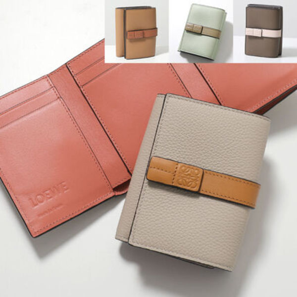 LOEWE 三つ折り財布 TRIFOLD C660TR2X01 レザー アナグラム