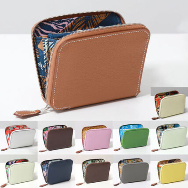 HERMES 二つ折り財布 AZAP SILKIN COMPACT エプソン