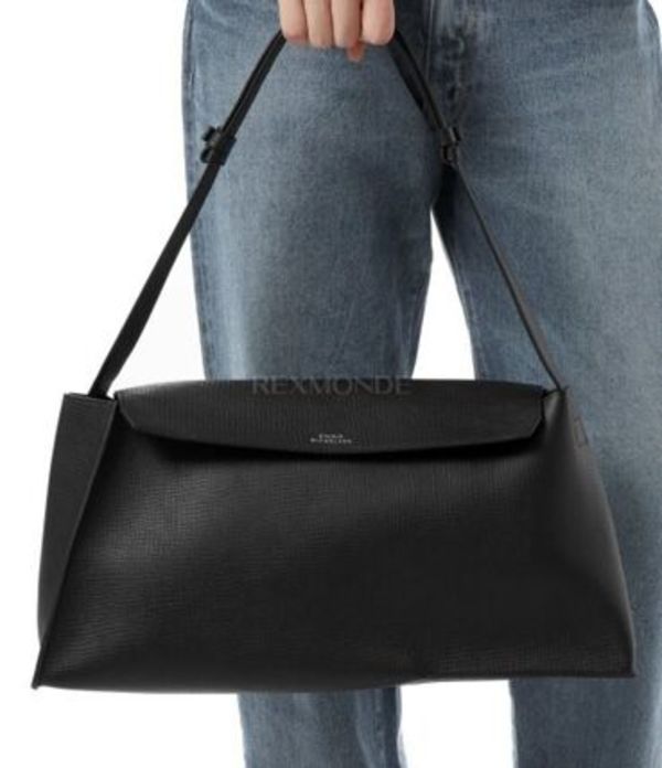 STUDIO NICHOLSON| (SHIBORU SN FOLDED SHOULDER BAG BLACK