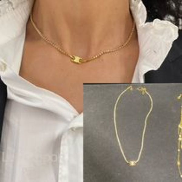 CELINE☆スパークルネックレストリオンフxストラス