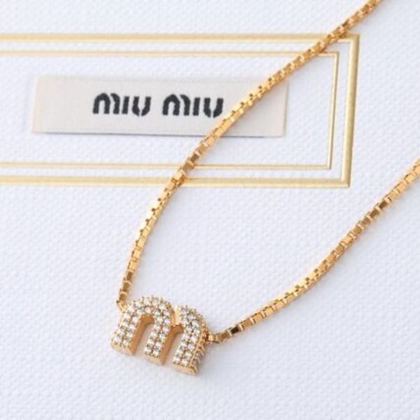 MIUMIU ネックレス 5IC305 2DNC ペンダント