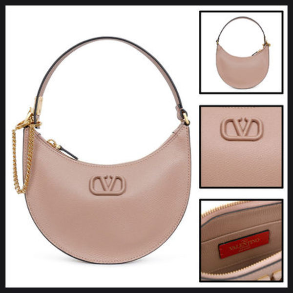 ★送料関税込★VALENTINO Vロゴ シグネチャー ホーボーバッグ
