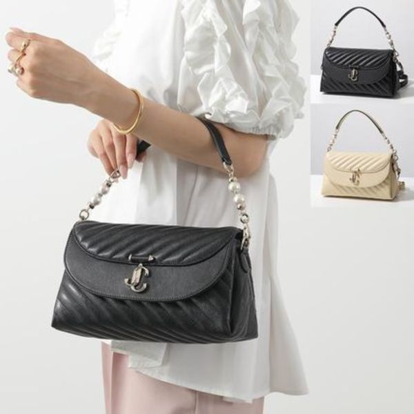 Jimmy Choo バッグ AVN CURVE TOPHANDLE/U QOJ