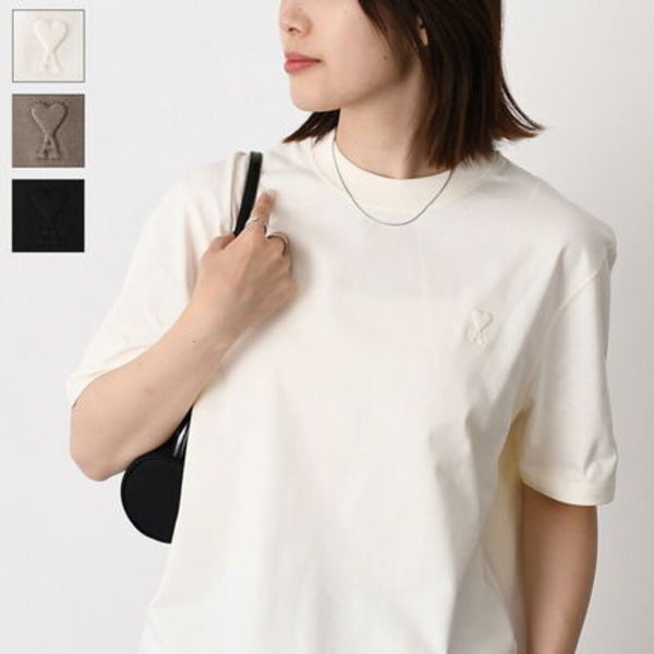 【国内即発】AMI ALEXANDRE MATTIUSSI エンボス Tシャツ