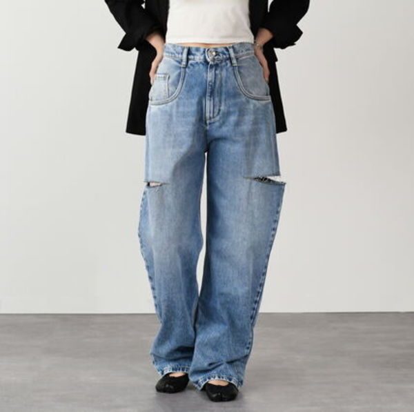 【国内即発】MAISON MARGIELA カットアウトジーンズ