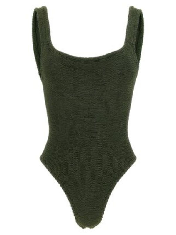 Hunza G 'Square Neck' one-piece swimsuit