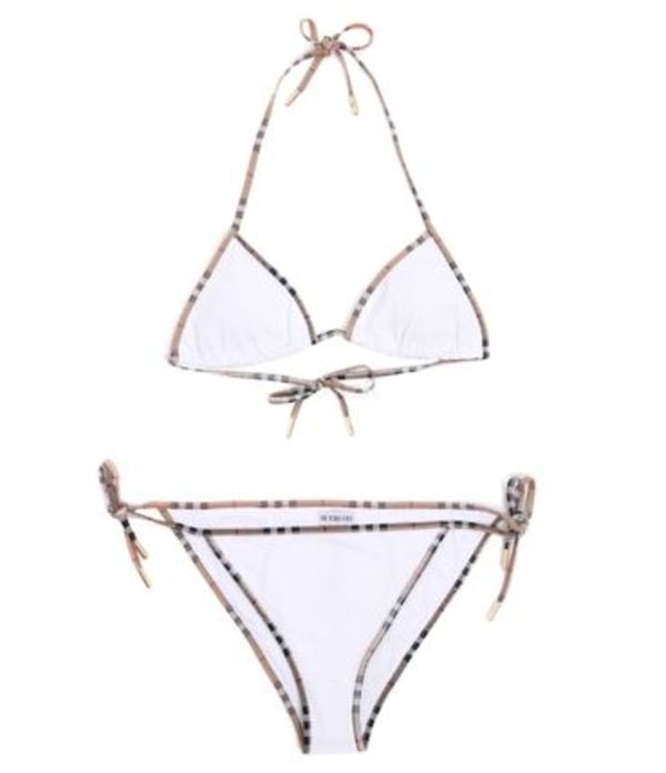 BURBERRY| (Check Trim Bikini (8070464))