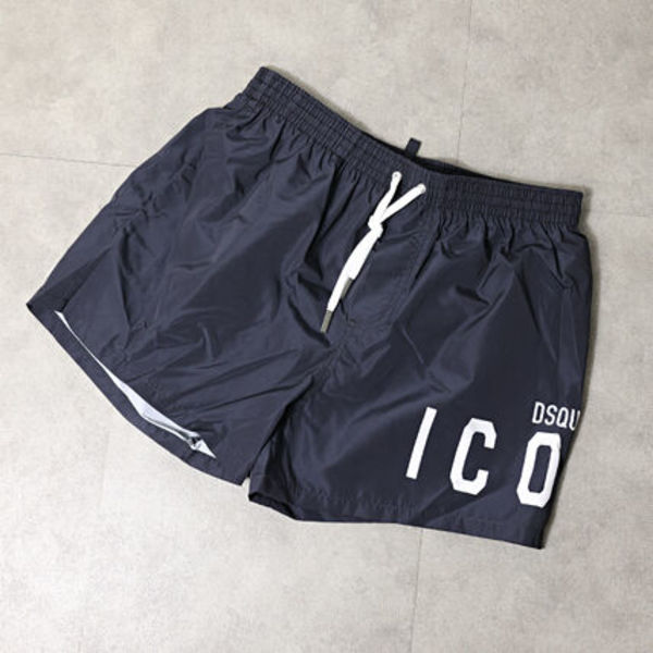 Dsquared2 スイムショーツ D7B8P5380 水着 水陸両用 ICONロゴ