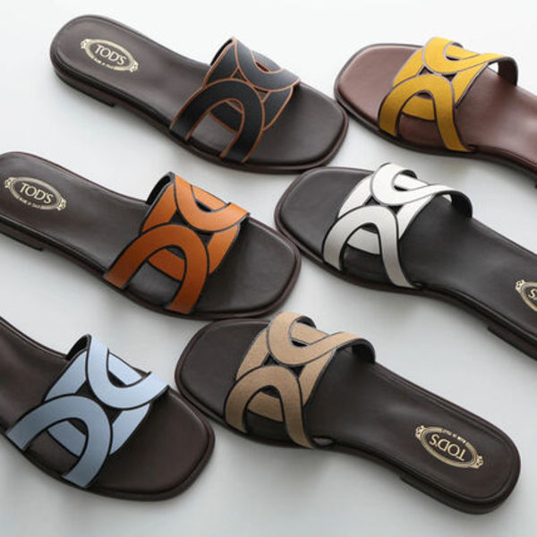 TODS サンダル XXW70K0GU70MID レザー