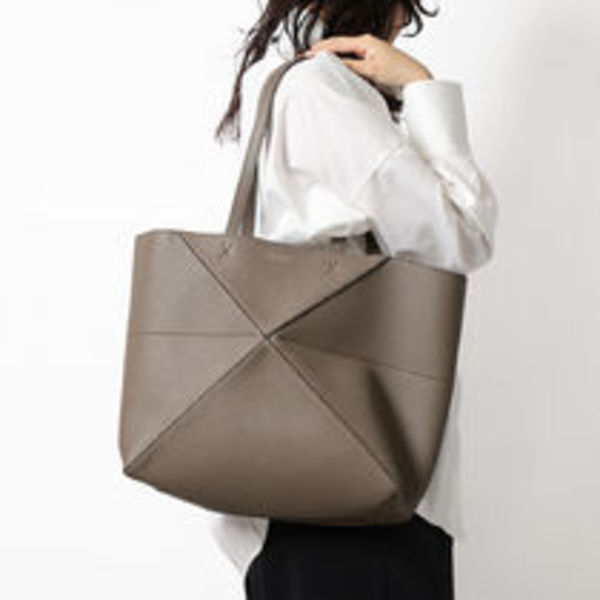 LOEWE パズルフォルドトート ホリゾンタルミディアム A779PEWX04