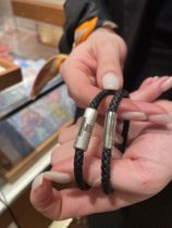 レザーブレスレット Puzzle H 各色あり