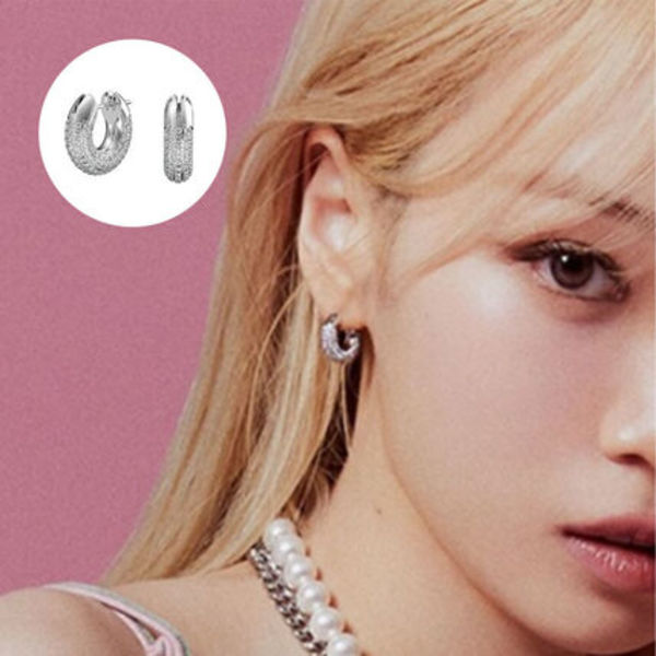 【SWAROVSKI】Dextera Hoop Earring (Crystal Pave) 5618306