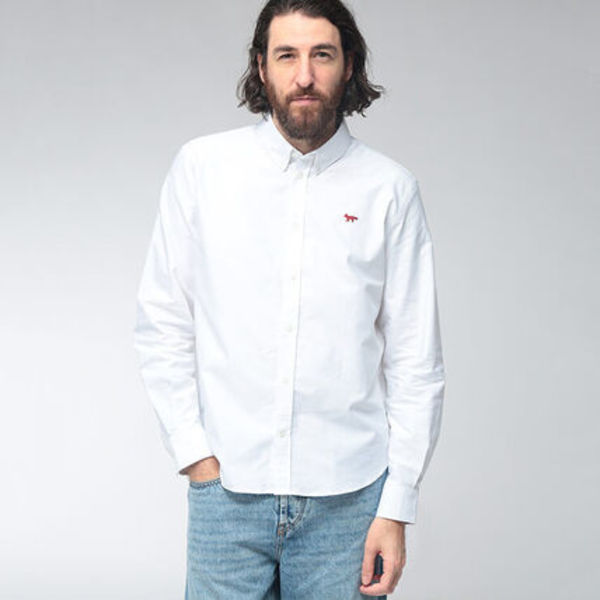 Maison Kitsune ボタンダウンシャツ PROFILE FOX