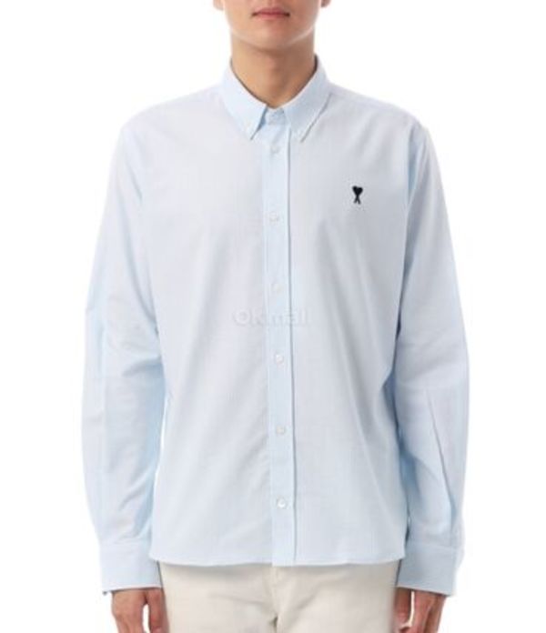 AMI|LONG-SLEEVED SHIRTS (HSH763 CO0087 475)