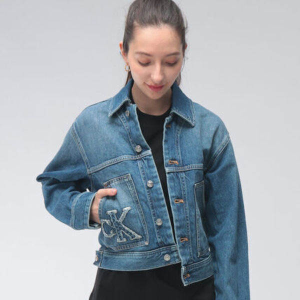 Calvin Klein デニムジャケット ロゴ