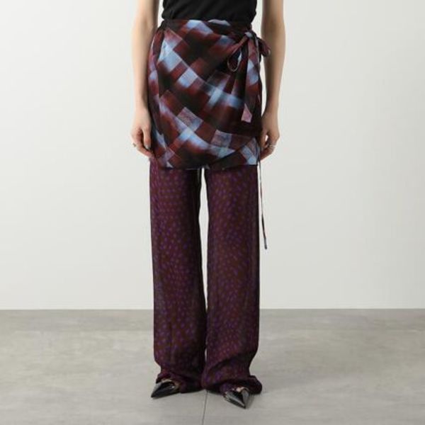 DRIES VAN NOTEN パンツ PRITTY 010953 2252 プリント