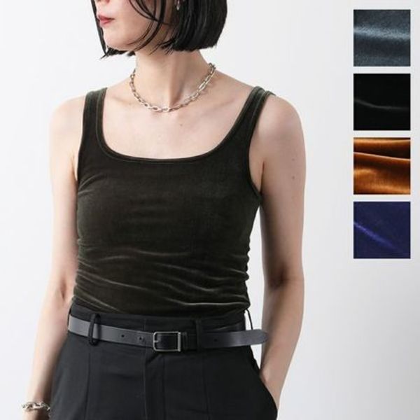 SIMONE WILD タンクトップ SINGLET ベルベット