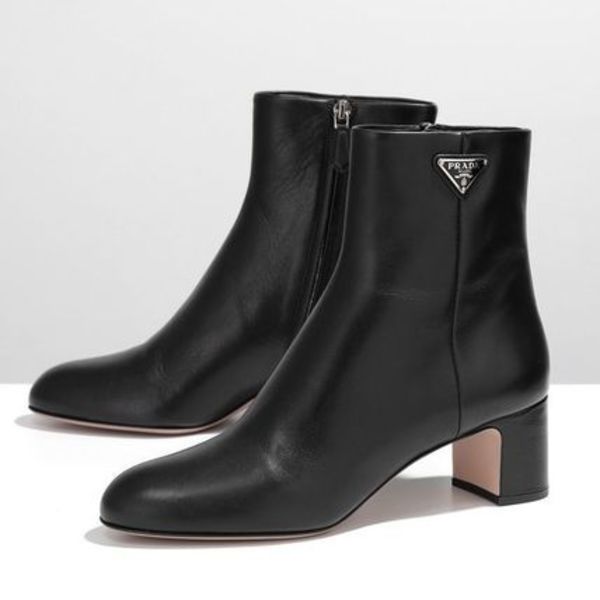 PRADA ショートブーツ 1T192N 07I トライアングルロゴ