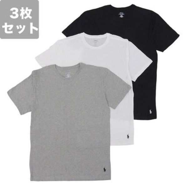 RALPH LAUREN Tシャツ NSCNP3A729 3枚セット コットン100%