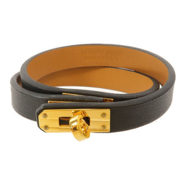 HERMES Mini Kelly Double Tour Bracelet