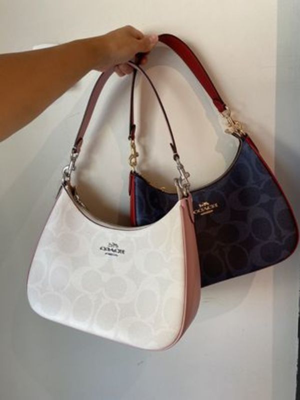 【COACH】カラーブロック*テリ ホーボーバッグ CAL52