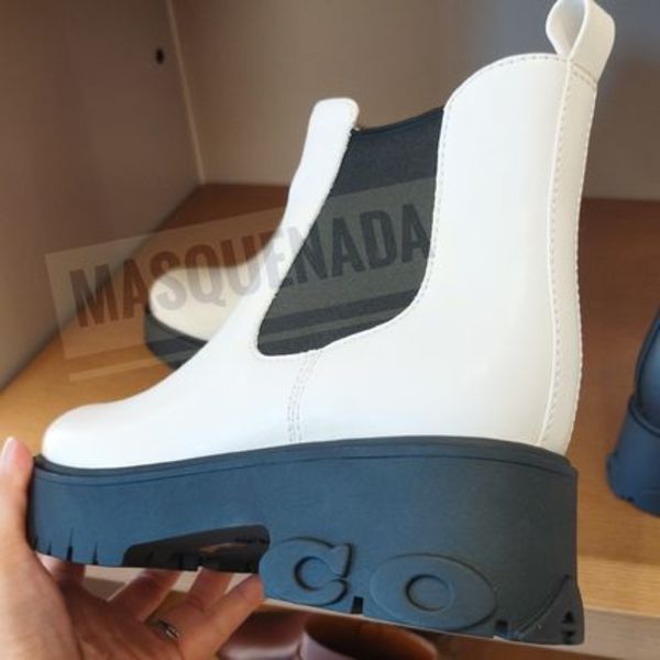 国内すぐ届く♪COACH REID LEATHER BOOTIE サイドゴア