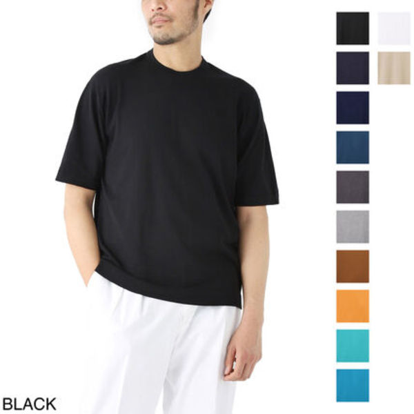 JOHN SMEDLEY クルーネック 半袖ニット lorca