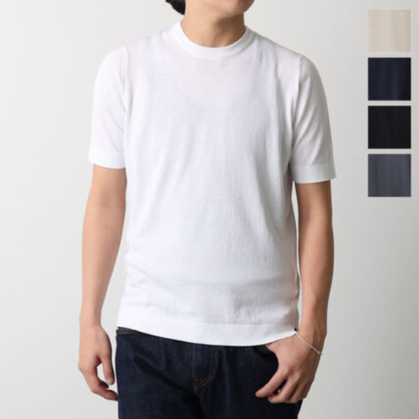 FILIPPO DE LAURENTIIS ニットTシャツ TS0MC CR14R クルーネック