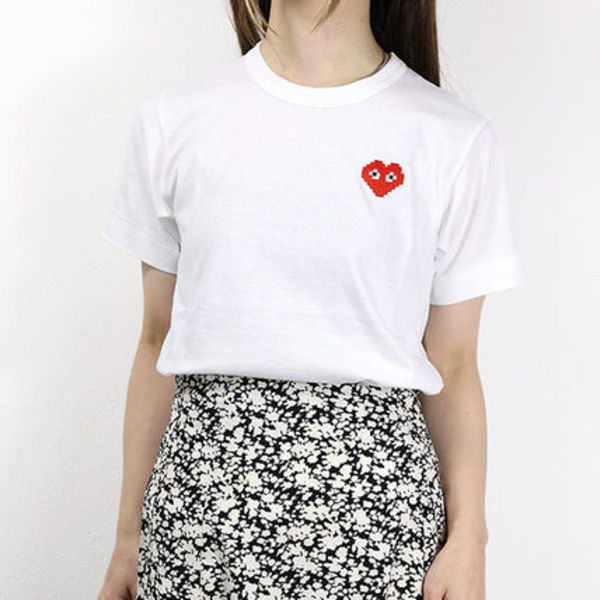 COMME des GARCONS コムデギャルソン Tシャツ 半袖 ロゴ ハート