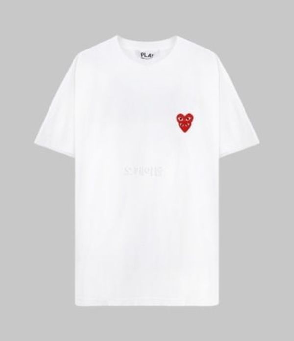COMME DES GARCONS|SHORT-SLEEVED ROUND NECK T-SHIRTS (P1